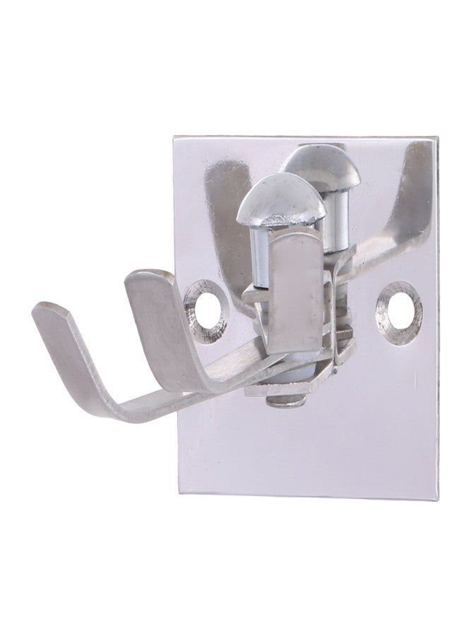 BOSCO Wall Hooks for Hanging Cloth and Towel Hangers for Wall Hook 3 PIN,Door Hangers,Hook Rail Pack of 2, Chrome - Image 2